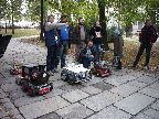 Start soutěže robotů